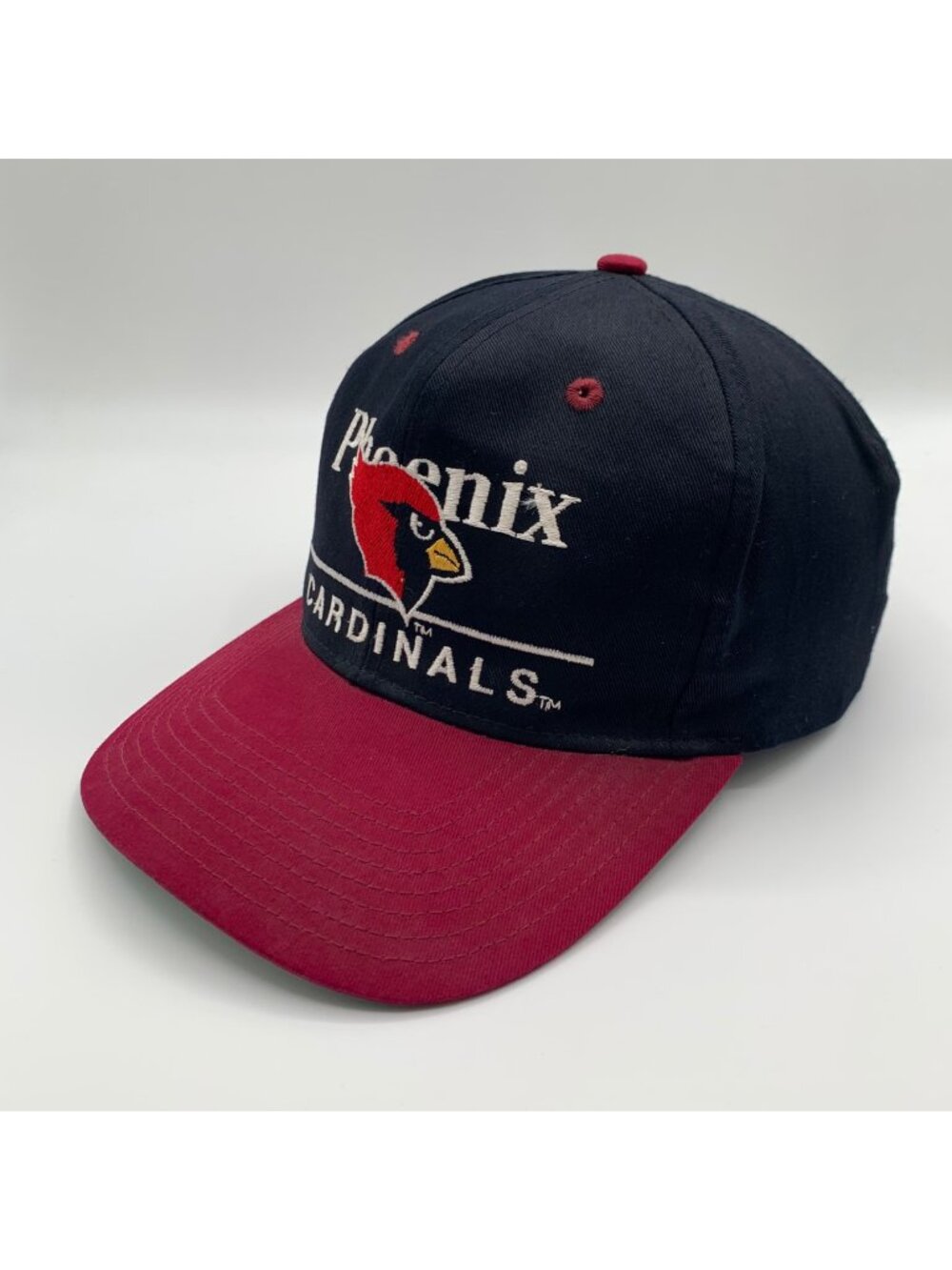 Phoenix Cardinals NFL Vintage Black Red Eastport Snapback Hat